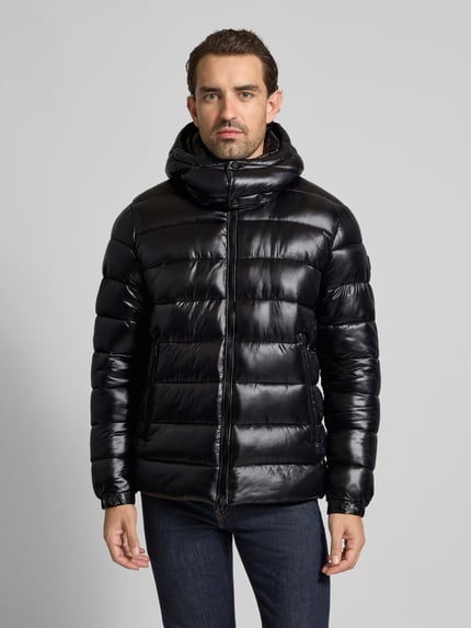 Save The Duck Steppjacke mit Zweiwege-Reißverschluss Modell 'FLORIAN' Black 4