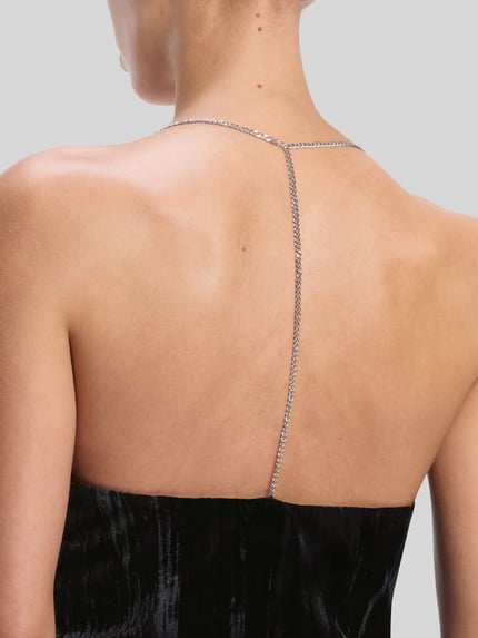 HUGO Abendkleid mit Kettenträgern Kelvet-1 Black 6