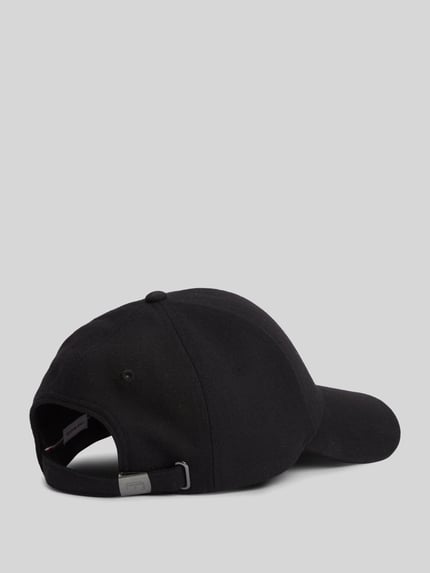 Tommy Hilfiger Cap aus Woll-Mix Modell '6 PANEL MELTON CAP' BLACK 3