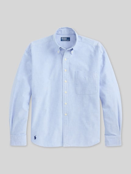 Polo Ralph Lauren Oversized Freizeithemd aus reiner Baumwolle Bleu 2