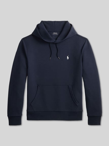 Polo Ralph Lauren bluza z kapturem o kroju regular fit z mieszanki bawełny Granatowy 2