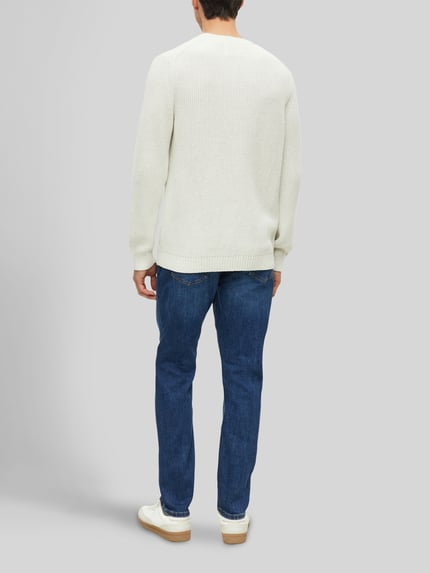 s.Oliver RED LABEL Regular Fit Strickpullover aus reiner Baumwolle Offwhite 4