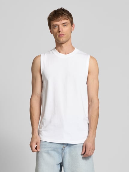 Calvin Klein Jeans Tanktop mit Rundhalsausschnitt Weiss 4