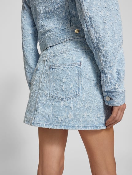 Rabanne Minirok in denimlook Lichtblauw - 3