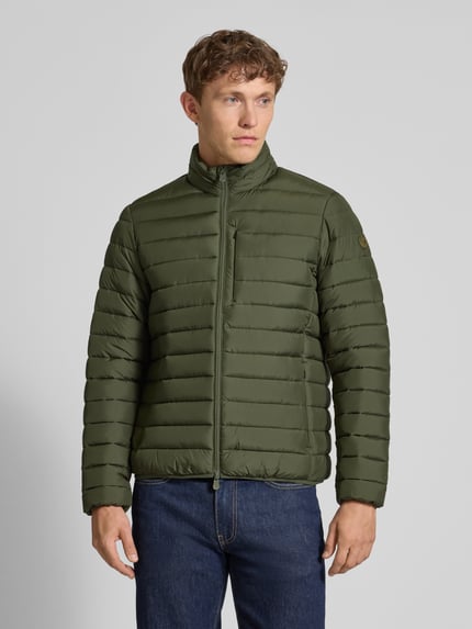 Save The Duck Steppjacke mit Zweiwege-Reißverschluss Modell 'ERION' Oliv 4