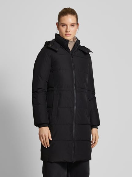Jake*s Collection Steppmantel mit Zweiwege-Reißverschluss Black 4