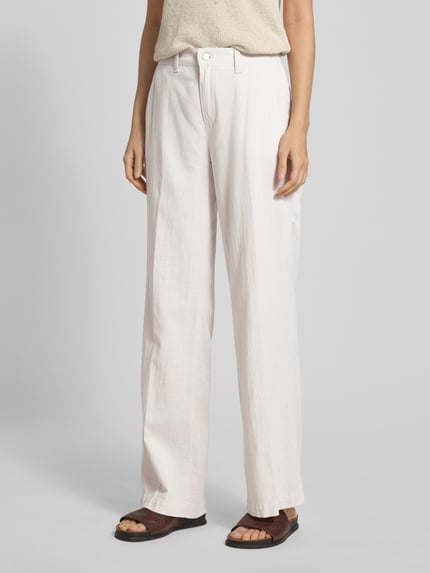 ANGELS Stoffen broek met persplooien, model 'Liz Jump' Beige - 4