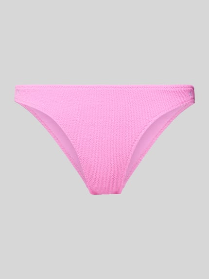 Banana Moon Bikini-Hose mit Strukturmuster Modell 'NAIDA SCRUNCHY' Rosa 1