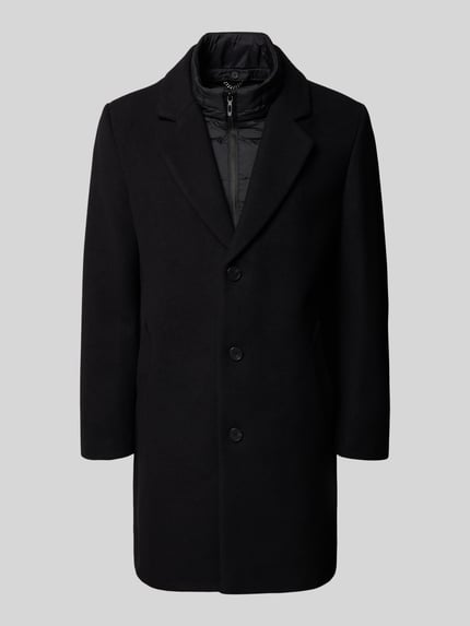 Antony Morato Regular Fit Mantel mit Reverskragen Modell 'Rupert' Black 2
