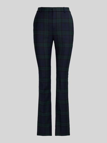 Lauren Ralph Lauren Regular Fit Business-Hose aus Wolle mit Bügelfalten Black 2