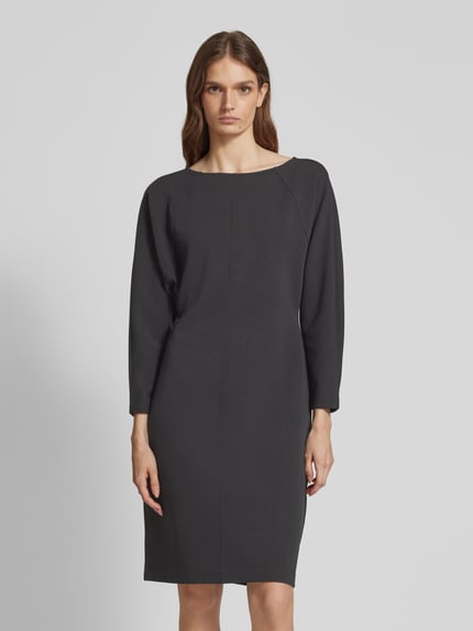 someday. Knielanges Kleid mit Rundhalsausschnitt Modell 'Quilomena' Black 4