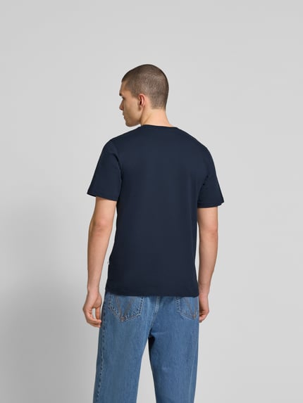 Wood Wood T-shirt van zuiver katoen Marineblauw - 5