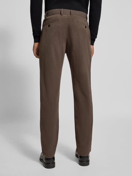 MCNEAL Slim Fit Stoffhose mit Gesäßtaschen Mittelbraun Mel 5