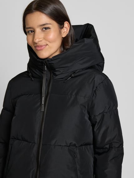 khujo Puffer Jacket mit Reißverschlusstaschen Modell 'AUDREY MATT' Marine 3