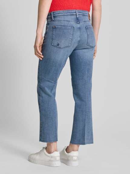 Raffaello Rossi Slim Fit Jeans mit verkürztem Schnitt Modell 'Vic' Hellblau 5