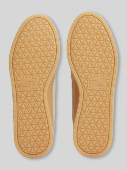 Tommy Jeans Sneakersy z naturalnej skóry welurowej Piaskowy 3