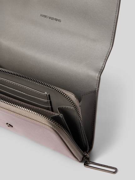 Valentino Bags Portemonnaie mit Nietenverzierung Modell 'GINZA' Anthrazit 3