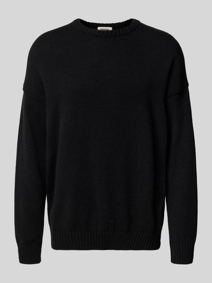 DRYKORN Loose Fit Strickpullover mit Woll-Anteil Modell 'MALIO' Black 2