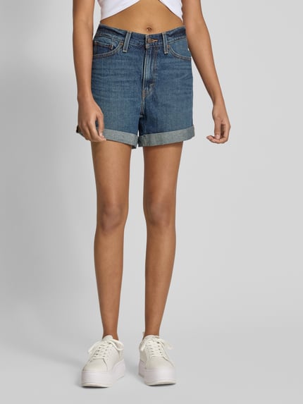 Levi's® 300 Mom Fit Jeansshorts mit Eingrifftaschen Dunkelblau 4