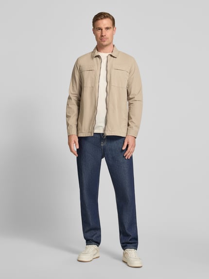 Barbour regular fit overshirt van puur katoen model 'GLENDALE' Beige - 1