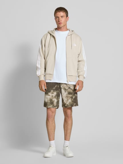 adidas Sportswear Sweatjack met capuchon en kangoeroezak Zand - 1
