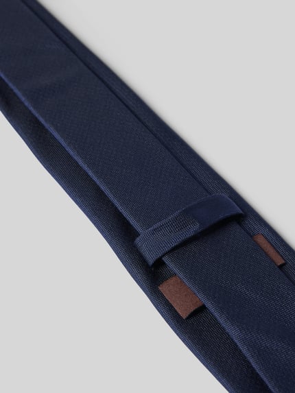 Blick Stropdas van puur zijde Marineblauw - 4