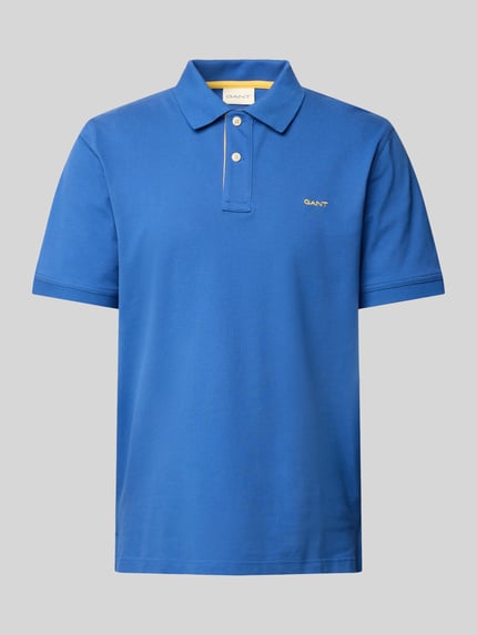 GANT Regular Fit Poloshirt mit Label-Stitching Royal 2