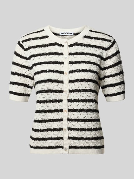 Slim Fit Cardigan in Strick-Optik Shop The Look MANNEQUINE