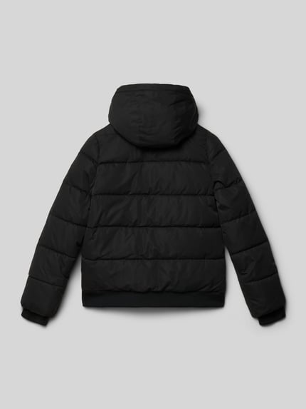 Cars Jeans Regular Fit Steppjacke mit Logo-Patch Modell 'Haswar' Black 3