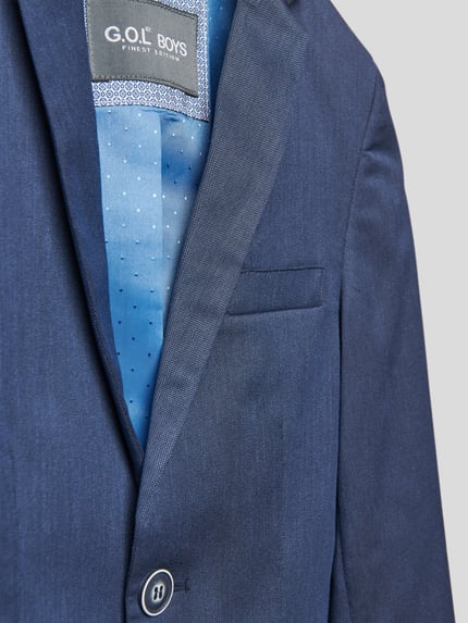 G.O.L. Marynarka o kroju Slim Fit ze streczem Niebieski 2