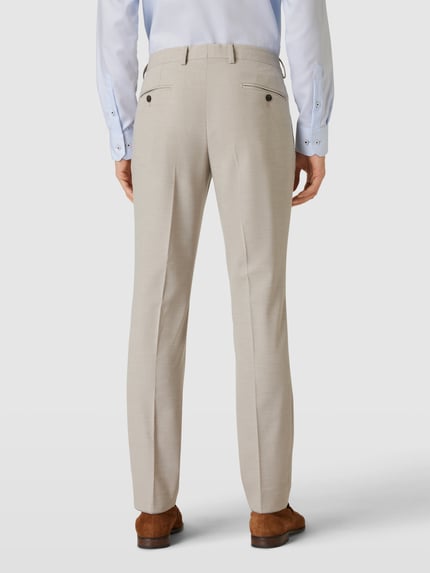 Pierre Cardin Regular Fit Stoffhose mit Strukturmuster Modell 'Ryan' Beige 5