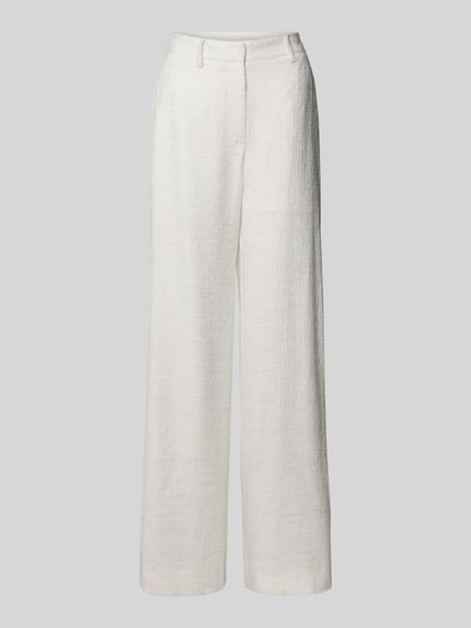 Cph Muse Stoffen broek met haakjes- en ritssluiting Offwhite - 2