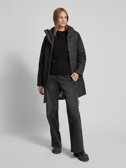 ragwear Parkamantel mit Pattentaschen Modell 'Janissa' Anthrazit 1