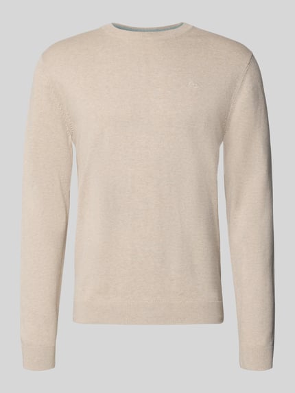 Tom Tailor Regular Fit gebreide trui van puur katoen Beige - 2