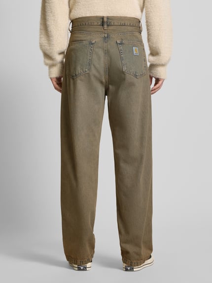Carhartt Work In Progress Loose Fit Jeans im 5-Pocket-Design Modell 'Landon' Jeansblau 5