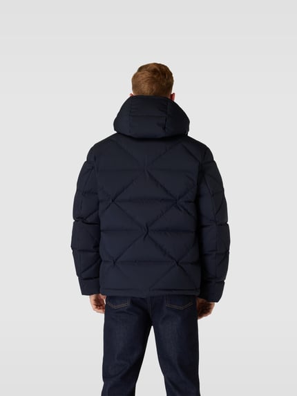 Lardini Gewatteerd jack met steekzakken Donkerblauw - 5