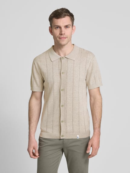 Colours & Sons Regular fit vrijetijdsoverhemd met halflange mouwen Beige - 4