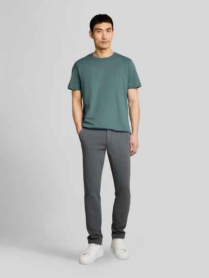 Tom Tailor Regular Fit T-Shirt aus reiner Baumwolle Aqua 1
