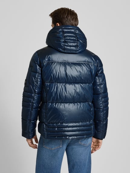 Tom Tailor Regular Fit Steppjacke mit abnehmbarer Kapuze Marine 5