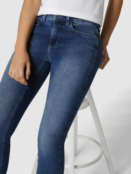 MAC Jeansy w dekatyzowanym stylu o kroju skinny fit model ‘DREAM SKINNY’ Niebieski 3