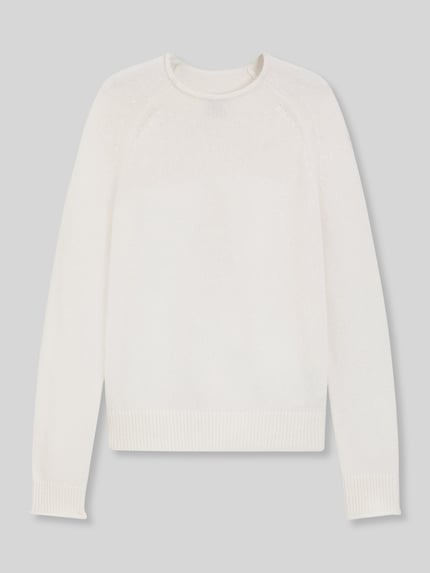 BOSS Orange Regular Fit Strickpullover aus Woll-Mix mit Alpaka Modell 'C_FESPERANASY' Offwhite 2