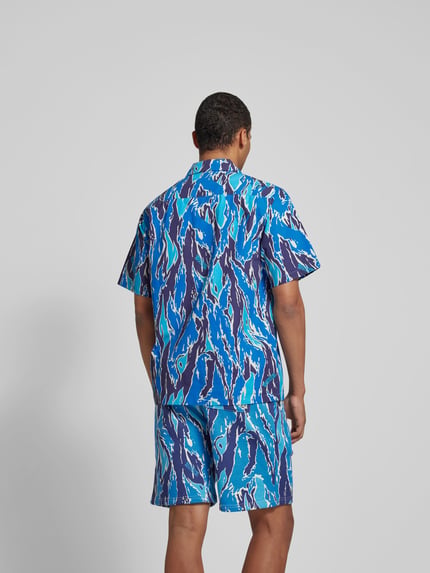 Billionaire Boys Club Vrijetijdsoverhemd met borstzak Blauw - 5
