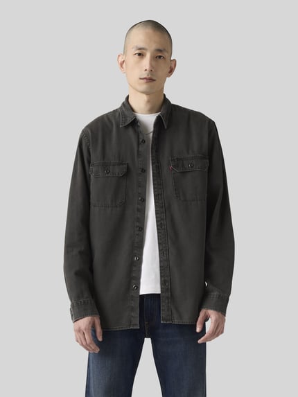 Levi's® Koszula jeansowa o kroju relaxed fit z czystej bawełny Czarny 4