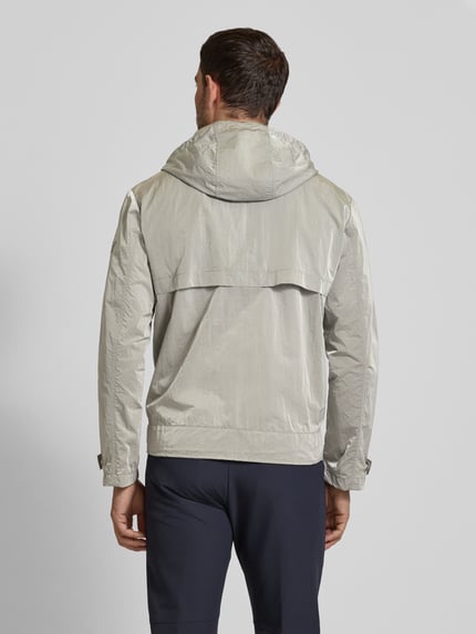 Marc O'Polo Regular fit parka van waterafstotend materiaal met capuchon Middengrijs - 5