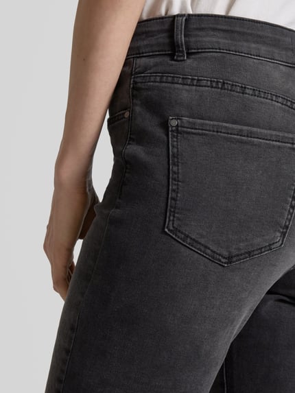Christian Berg Woman skinny fit jeans met viscose Donkergrijs - 3