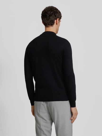 Antony Morato Strickpullover mit gerippten Abschlüssen Black 5