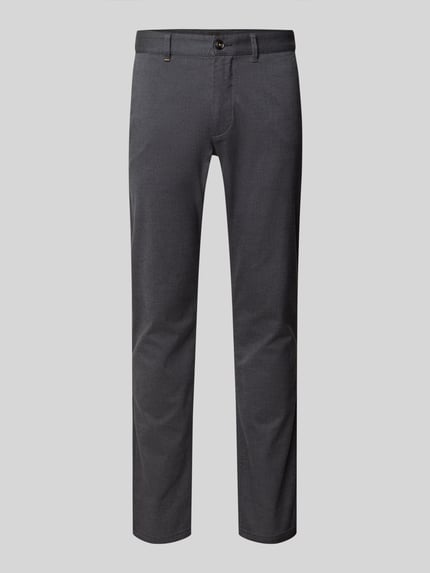 BOSS Orange Slim Fit Chino aus Baumwoll-Mix Marine 2