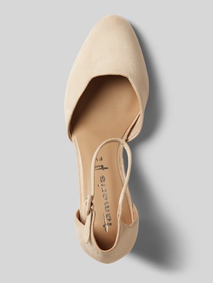 Tamaris Pumps mit Blockabsatz Beige 3
