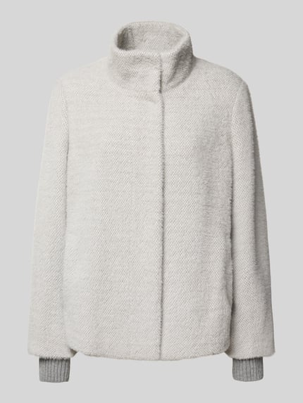 COMMA Jacke mit Kunstfell Hellgrau 2