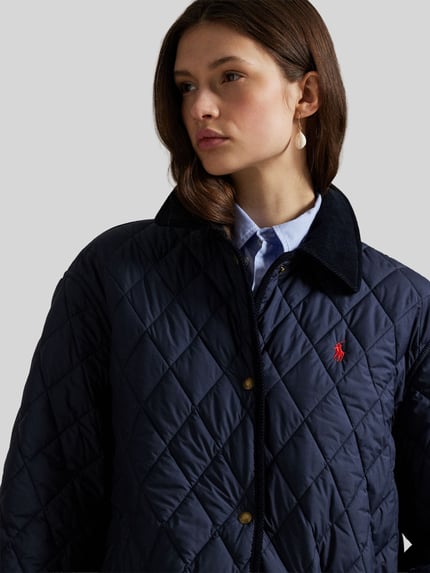 Polo Ralph Lauren Loose Fit Steppjacke mit Logo-Stitching Marine 3